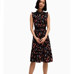NWT!! kate spade meadow smocked waist dress